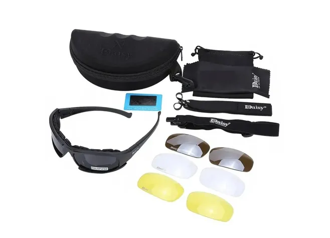 Очки тактические Daisy X7, Black Фото 2